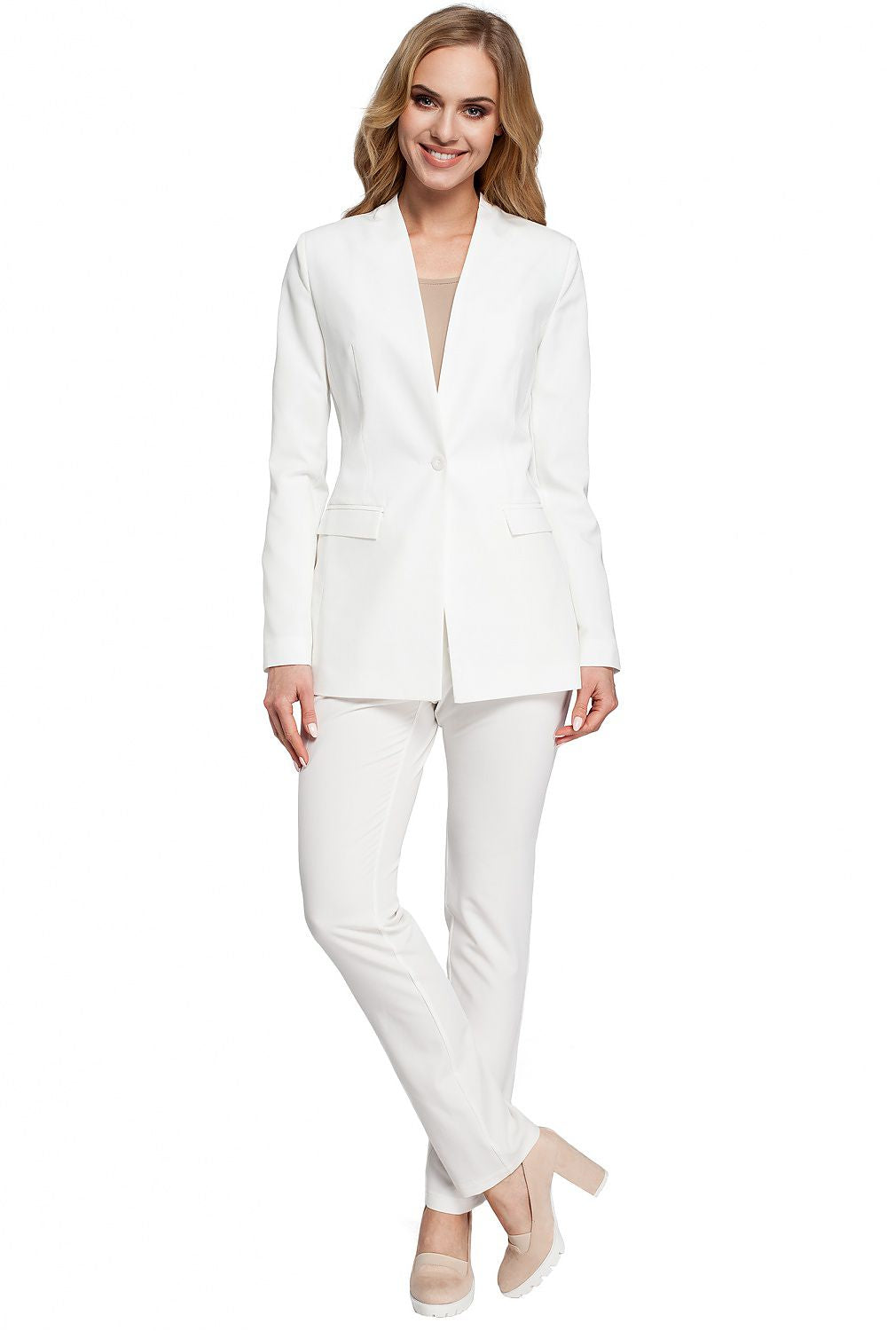 Jakke Moe til dame fra MS StyleHaven, laget av polyester; Viskose, farge Grå, størrelse s, med long ermer, perfekt til casual; dress