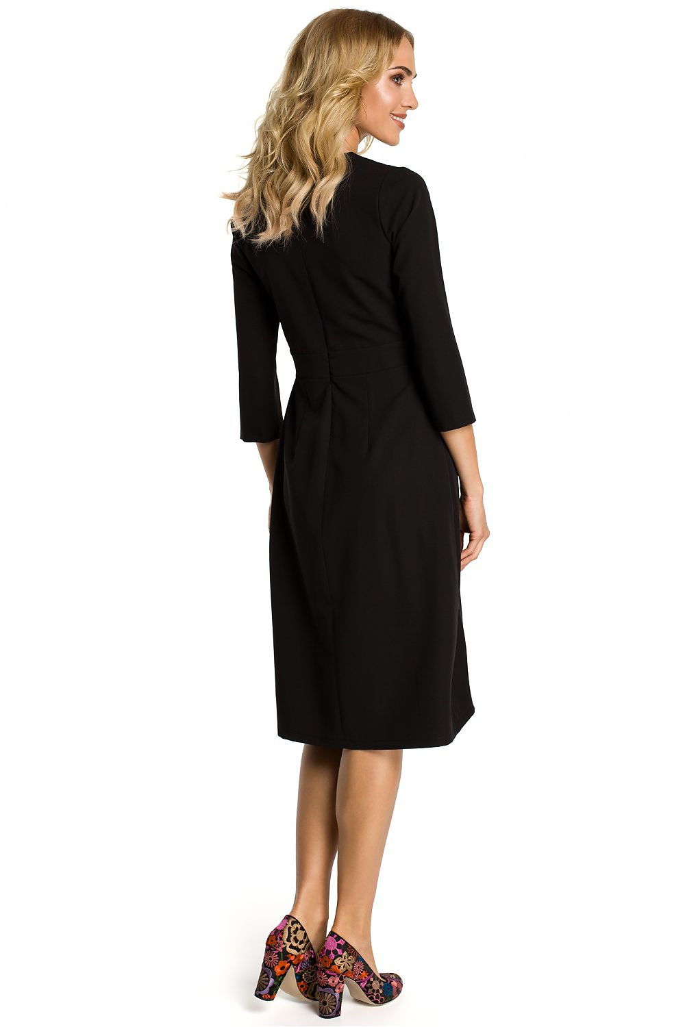 Stretch Dagkjole Moe til dame fra MS StyleHaven, laget av polyester; Viskose, farge Rød, størrelse L, med 45720 ermer, perfekt til casual; dress