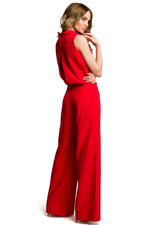 Jumpsuit - Moe til dame fra MS StyleHaven, laget av polyester, farge Svart, størrelse XL, med sleeveless ermer, perfekt til casual; dress