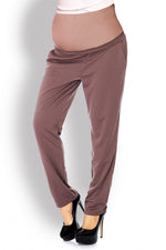 Comfort Maternity Pants fra PeeKaBoo til dame fra MS StyleHaven, laget av Viskose; Elastan; polyester, farge Marineblå, størrelse S/M, med sleeveless ermer, perfekt til casual; dress