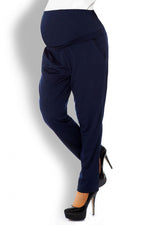 Comfort Maternity Pants fra PeeKaBoo til dame fra MS StyleHaven, laget av Viskose; Elastan; polyester, farge Svart, størrelse L/XL, med sleeveless ermer, perfekt til casual; dress