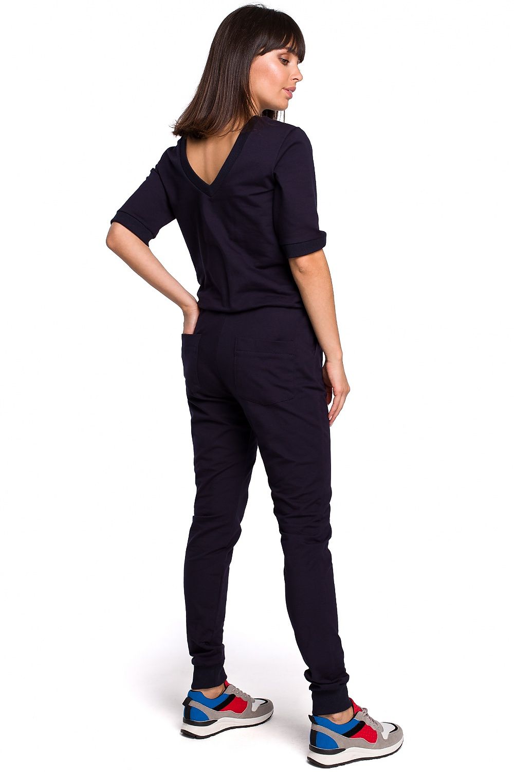 Jumpsuit / BeWear til dame fra MS StyleHaven, laget av Bomull, farge Grønn, størrelse XL, med 45720 ermer, perfekt til dress