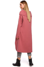Bomull Tunika - Moe til dame fra MS StyleHaven, laget av Bomull, farge Marineblå, størrelse 2XL/3XL, med long ermer, perfekt til casual; dress
