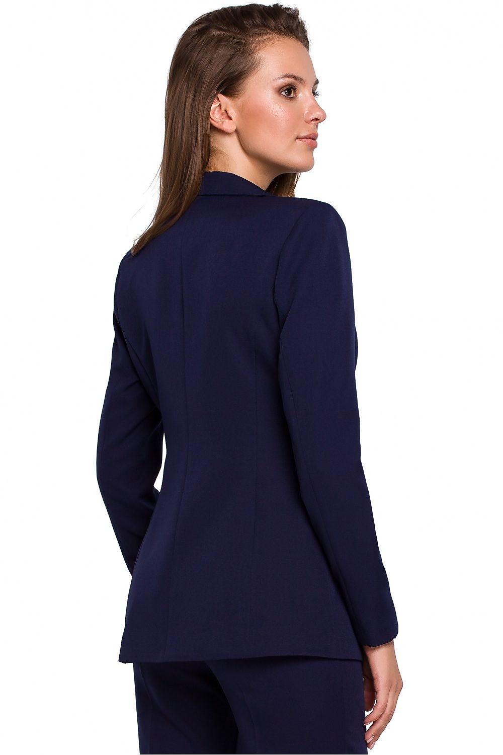Jakke Makover til dame fra MS StyleHaven, laget av polyester, farge Marineblå, størrelse s, med long ermer