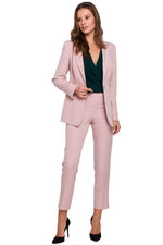 Jakke Makover til dame fra MS StyleHaven, laget av polyester, farge Marineblå, størrelse L, med long ermer