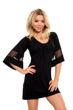 Basilan Grace Slip by Kalimo black / S MAHYSTYLE