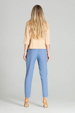 Naya – Klassisk hvit 3/4-ermet skjorte fra Roco Fashion til dame fra MS StyleHaven, laget av polyester, farge beige, størrelse M, med long ermer, perfekt til casual; dress