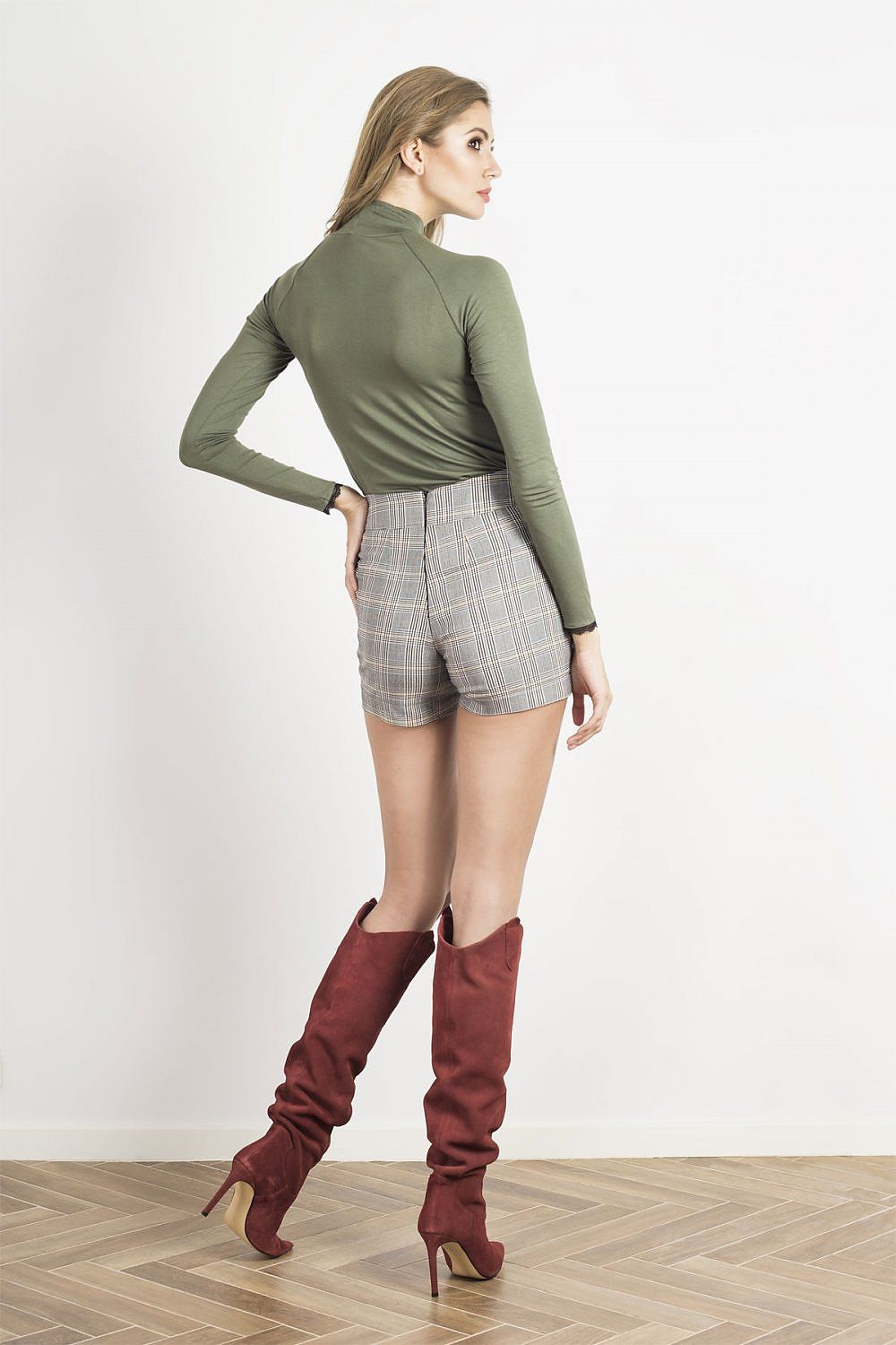 Bluse IVON til dame fra MS StyleHaven; laget av Viskose; farge GrÃƒÂ¸nn 3; stÃƒÂ¸rrelse 34; med long ermer; perfekt til dress