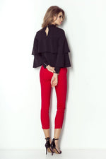 Bluse IVON til dame fra MS StyleHaven; laget av Viskose; farge Svart; stÃƒÂ¸rrelse 40; med long ermer; perfekt til dress