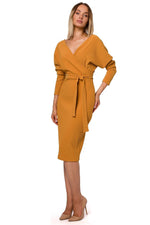 Dagkjole - Moe til dame fra MS StyleHaven, laget av polyester, farge Svart, størrelse L, med long ermer, perfekt til casual; dress