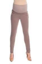 Comfort Fit Bukser fra PeeKaBoo til dame fra MS StyleHaven, laget av polyester; Elastan; Viskose, farge beige, størrelse S/M, med long ermer, perfekt til casual; dress