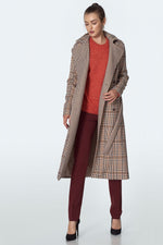 Frakk Nife til dame fra MS StyleHaven, laget av polyester, farge beige, størrelse 38, med long ermer