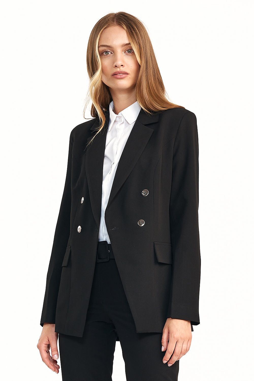 Jakke Nife til dame fra MS StyleHaven, laget av polyester; Viskose, farge Rød, størrelse 44, med long ermer, perfekt til casual; dress
