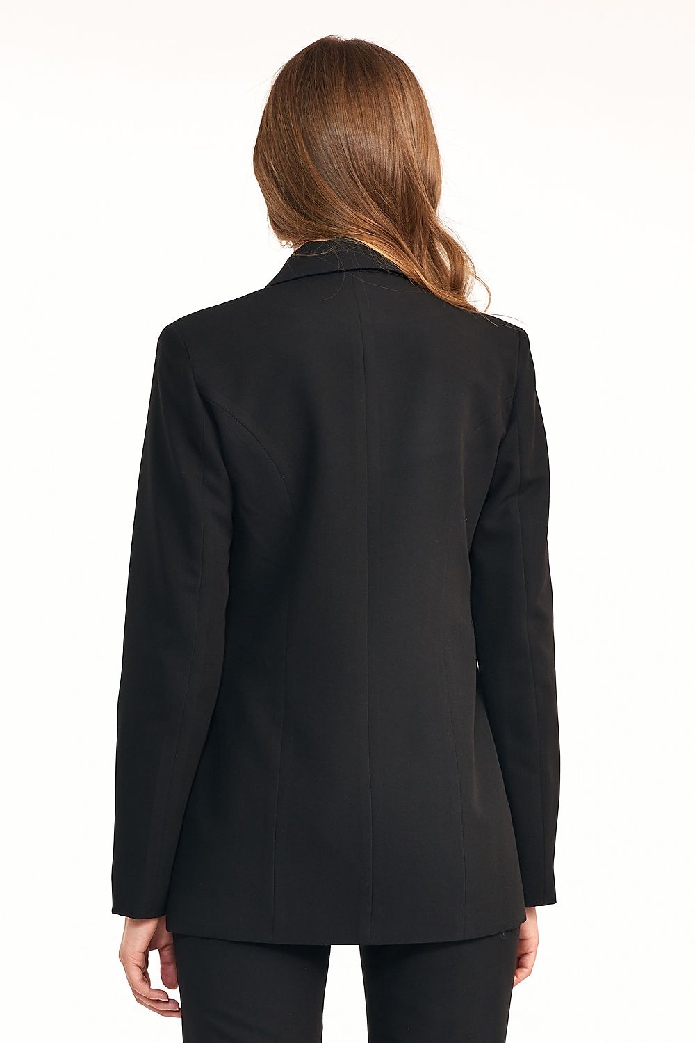 Jakke Nife til dame fra MS StyleHaven, laget av polyester; Viskose, farge Svart, størrelse 38, med long ermer, perfekt til casual; dress