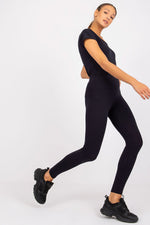 Leggings BFG til dame fra MS StyleHaven, laget av Bomull; Elastan-1, farge Grønn 3, størrelse s, med sleeveless ermer, perfekt til casual; dress