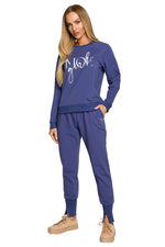 Genser - Moe til dame fra MS StyleHaven, laget av Bomull, farge beige, størrelse L, med short ermer, perfekt til dress
