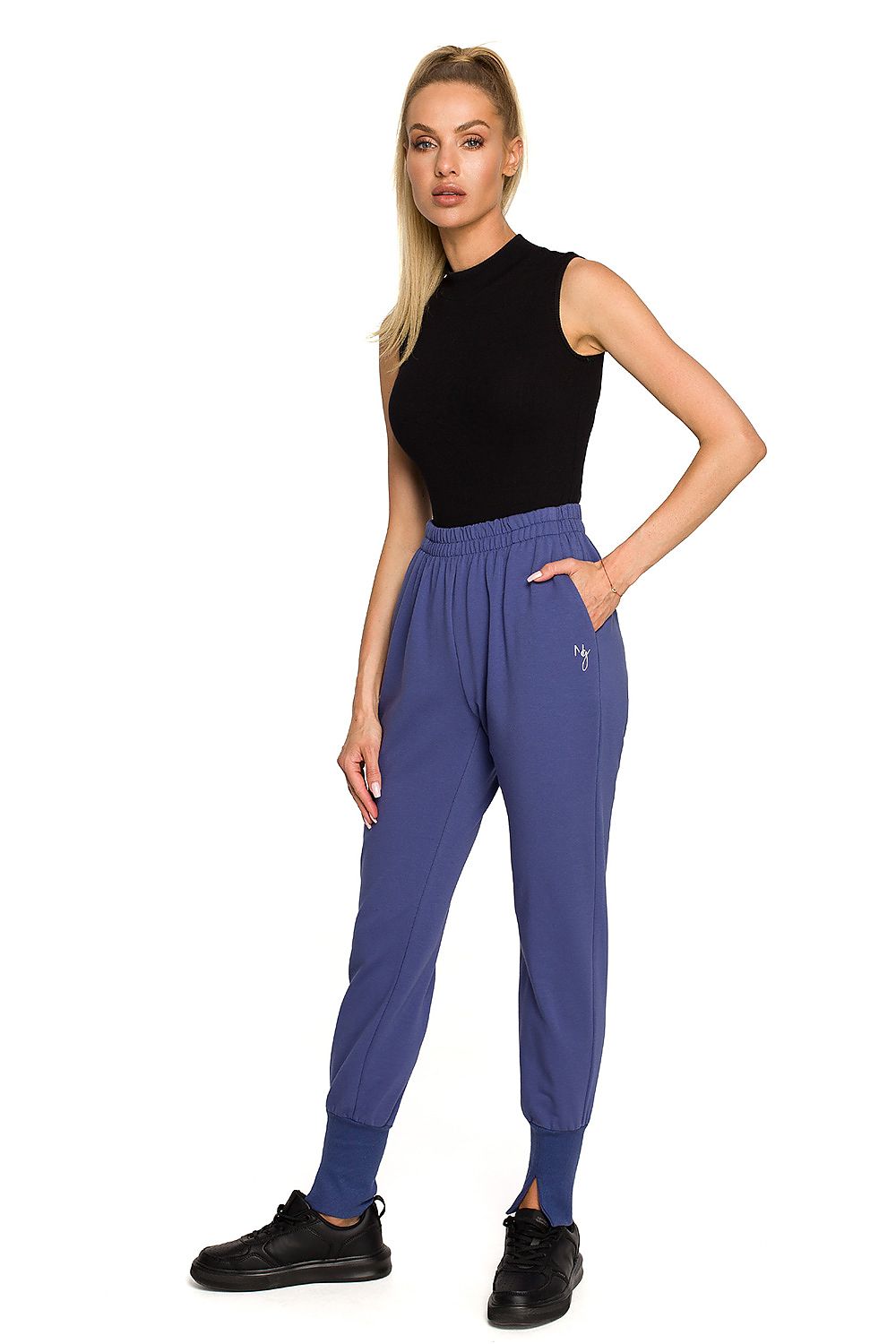 Treningsbukse Moe til dame fra MS StyleHaven, laget av Bomull, farge Grønn, størrelse XXL, med short ermer, perfekt til dress