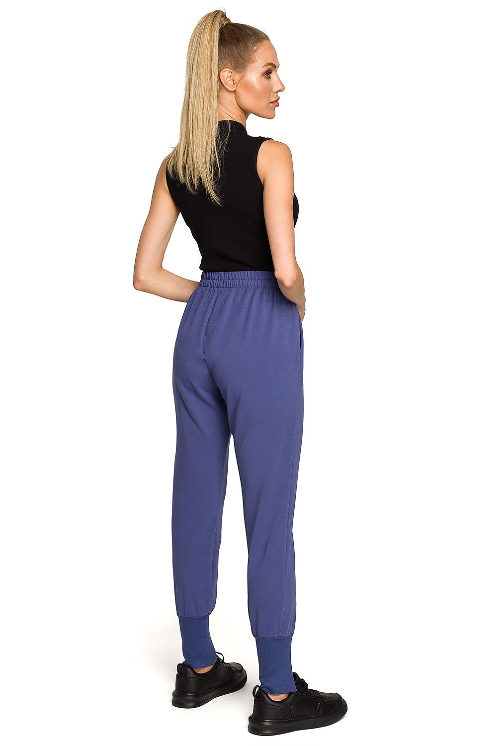 Treningsbukse Moe til dame fra MS StyleHaven, laget av Bomull, farge beige, størrelse s, med short ermer, perfekt til dress