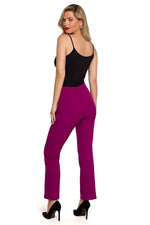 Damebukser Makover til dame fra MS StyleHaven, laget av polyester, farge Rosa, størrelse M, med one-shoulder; sleeveless ermer