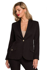 Jakke Makover til dame fra MS StyleHaven, laget av polyester, farge Fiolett, størrelse XL, med long ermer