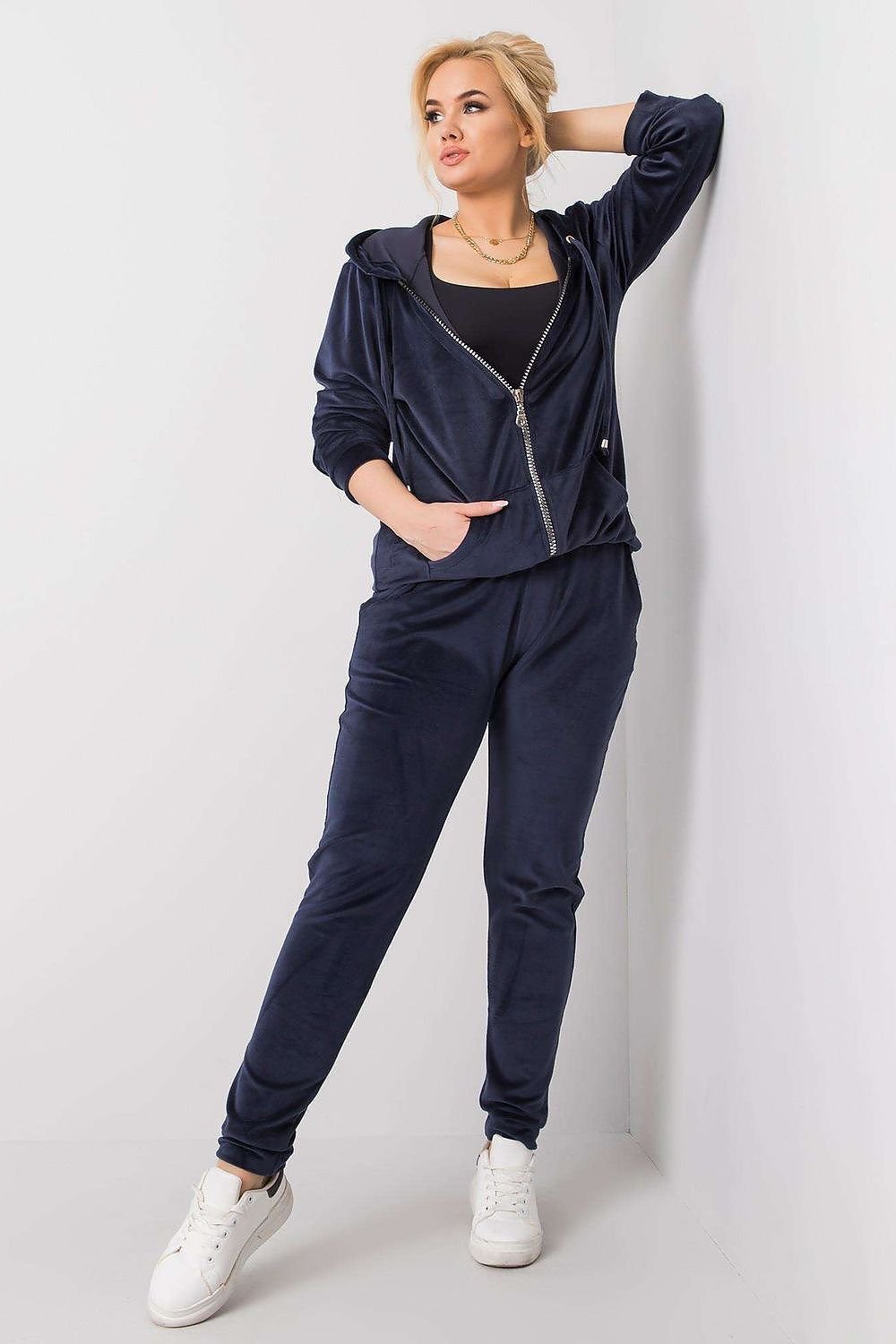 Plus size sett. Relevance til dame fra MS StyleHaven, laget av Bomull, farge Rosa, størrelse XXXL, med 45720 ermer, perfekt til casual; dress