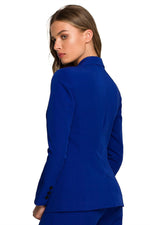 Jakke Stylove til dame fra MS StyleHaven, laget av polyester; Viskose; Elastan-1, farge Svart, størrelse M, med long ermer, perfekt til dress