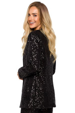 Jakke Moe til dame fra MS StyleHaven, laget av polyester, farge Rosa, størrelse M, med long ermer, perfekt til dress