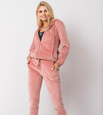 Sett - Relevance til dame fra MS StyleHaven, laget av Viskose; Elastan-1, farge Rosa, størrelse S/M, med 45720 ermer, perfekt til casual; dress