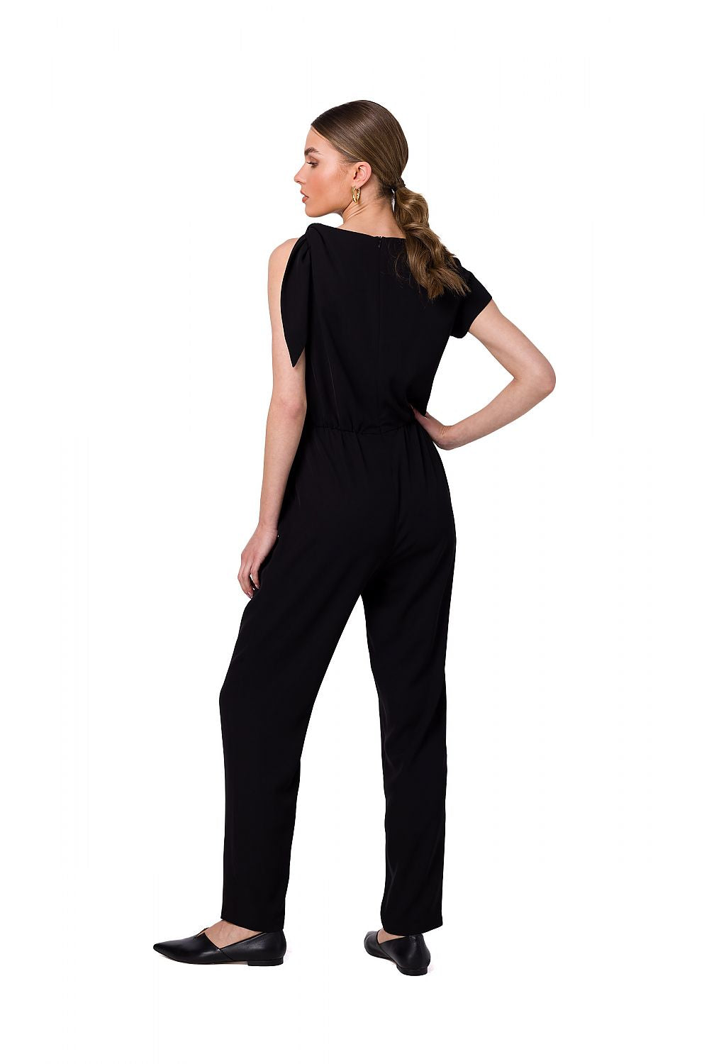 Dress Stylove til dame fra MS StyleHaven, laget av polyester; Elastan, farge Blå, størrelse s, med sleeveless ermer, perfekt til dress
