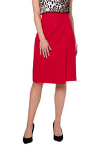 Skjørt Stylove til dame fra MS StyleHaven, laget av polyester; Elastan, farge Blå, størrelse M, med sleeveless ermer, perfekt til dress