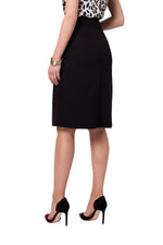 Skjørt Stylove til dame fra MS StyleHaven, laget av polyester; Elastan, farge Rød, størrelse M, med sleeveless ermer, perfekt til dress