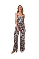 Jumbsuit Stylove til dame fra MS StyleHaven, laget av polyester, farge Brun, størrelse s, med sleeveless ermer, perfekt til dress