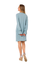 Dagkjole Moe til dame fra MS StyleHaven, laget av polyester, farge Rosa, størrelse s, med long ermer, perfekt til dress