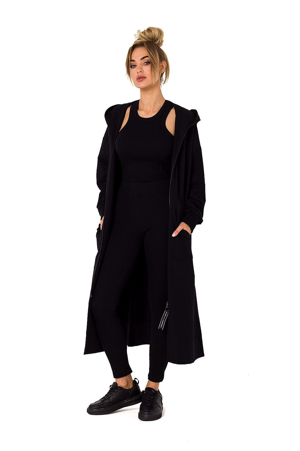 Genser Moe til dame fra MS StyleHaven, laget av Bomull; Elastan-1, farge Rosa, størrelse L/XL, med long ermer, perfekt til dress