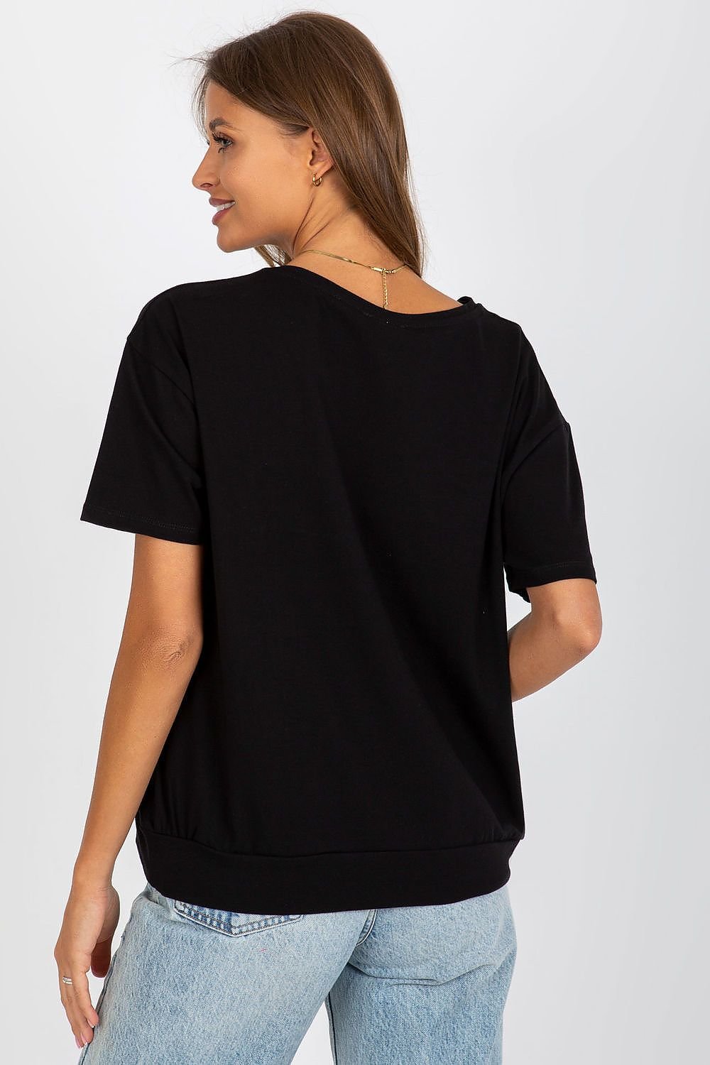 Bluse - Relevance til dame fra MS StyleHaven, laget av Bomull, farge Rosa, størrelse L/XL, med short ermer, perfekt til casual; dress