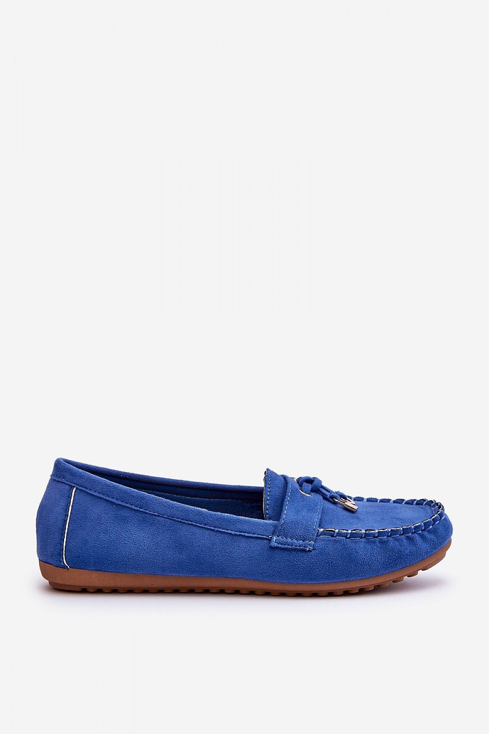 Mocassin Step in Style til dame fra MS StyleHaven, laget av polyester, farge Blå, størrelse 37, med long ermer, perfekt til casual