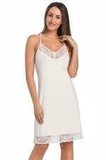Teyli Dame Chemise til dame fra MS StyleHaven, laget av Elastan; Viskose, farge beige, størrelse XS, med sleeveless ermer, chemise stil, perfekt til casual; dress