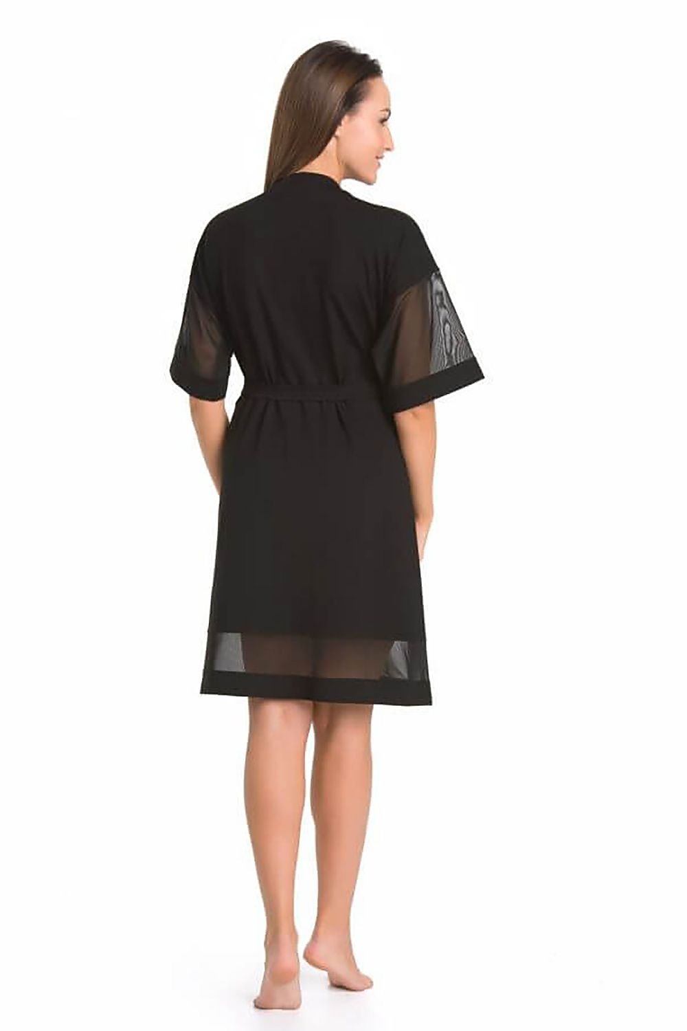 Dame Badekåpe i Viskose - Teyli til dame fra MS StyleHaven, laget av Viskose; Elastan, farge Rød, størrelse S, med long ermer, perfekt til casual; dress