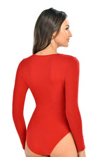 Teyli Classic damesbody med lange ermer til dame fra MS StyleHaven, laget av Elastan; Viskose, farge Svart, størrelse XS, med cap; short ermer, perfekt til casual; dress