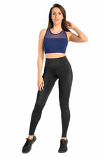 Lange sports leggings - Teyli til dame fra MS StyleHaven, laget av Polyamid; Elastan, farge beige, størrelse XS, med long ermer, bukselengde long, perfekt til casual; dress