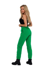 Treningsbukse - Moe til dame fra MS StyleHaven, laget av Bomull; polyester, farge Grønn, størrelse L, med long ermer, perfekt til dress