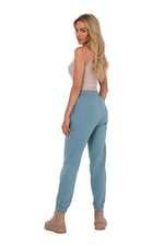 Treningsbukse - Moe til dame fra MS StyleHaven, laget av Bomull; polyester, farge beige, størrelse XL, med long ermer, perfekt til dress
