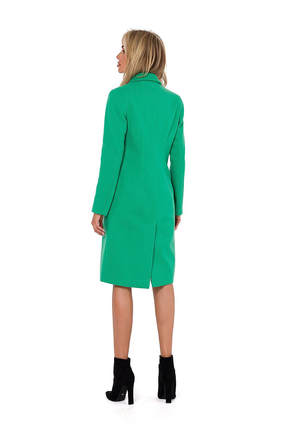 Dame Frakk - Moe til dame fra MS StyleHaven, laget av fleece; polyester, farge Grønn, størrelse L, med long ermer, perfekt til dress