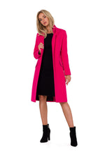 Dame Frakk - Moe til dame fra MS StyleHaven, laget av fleece; polyester, farge beige, størrelse L, med long ermer, perfekt til dress