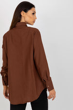 Klassisk Skjorte med Lange Ermer - FP til dame fra MS StyleHaven, størrelse L, med long, kjolelengde knee, kjolestil sweater