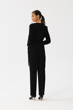 Dress Stylove til dame fra MS StyleHaven, laget av polyester; Viskose; Elastan-1, farge Fiolett, størrelse M, med sleeveless; long ermer, perfekt til dress