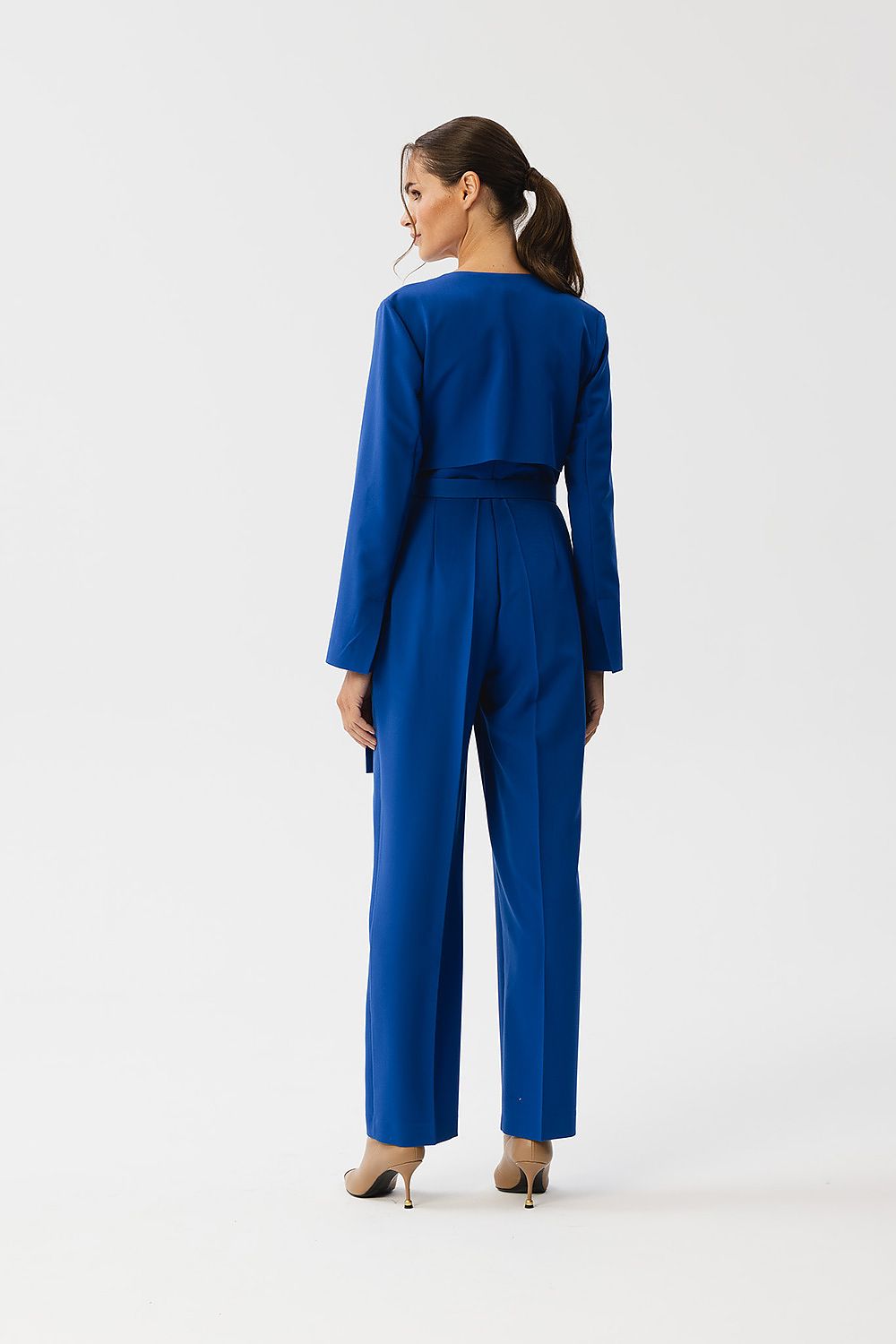 Dress Stylove til dame fra MS StyleHaven, laget av polyester; Viskose; Elastan-1, farge Fiolett, størrelse XL, med sleeveless; long ermer, perfekt til dress