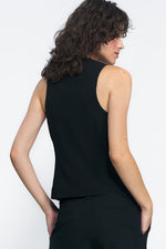 Gilet Nife til dame fra MS StyleHaven, laget av polyester; Viskose, farge Svart, størrelse 38, med long ermer, perfekt til casual; dress