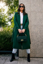 Aurora ullblandet kåpe fra Roco Fashion fra MS StyleHaven, størrelse 38, med long, bukselengde long, kjolelengde maxi, kjolestil sheath