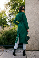 Aurora ullblandet kåpe fra Roco Fashion fra MS StyleHaven, størrelse 40, med long, bukselengde long, kjolelengde maxi, kjolestil sheath
